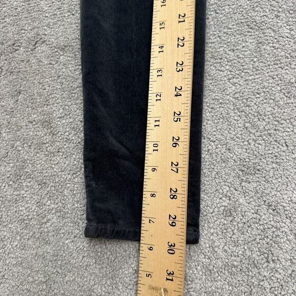 J.Brand Skinny Corduroy Pants Womens 25 Charcoal Gray Mid Rise Stretch 25x29.5 - Picture 13 of 16